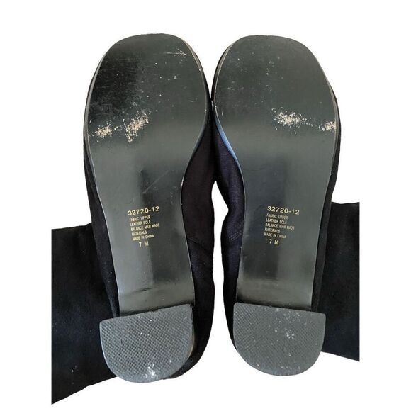 Over The Knee Leather Boots Size 7M Sexy Going Out Party - Picture 5 of 9